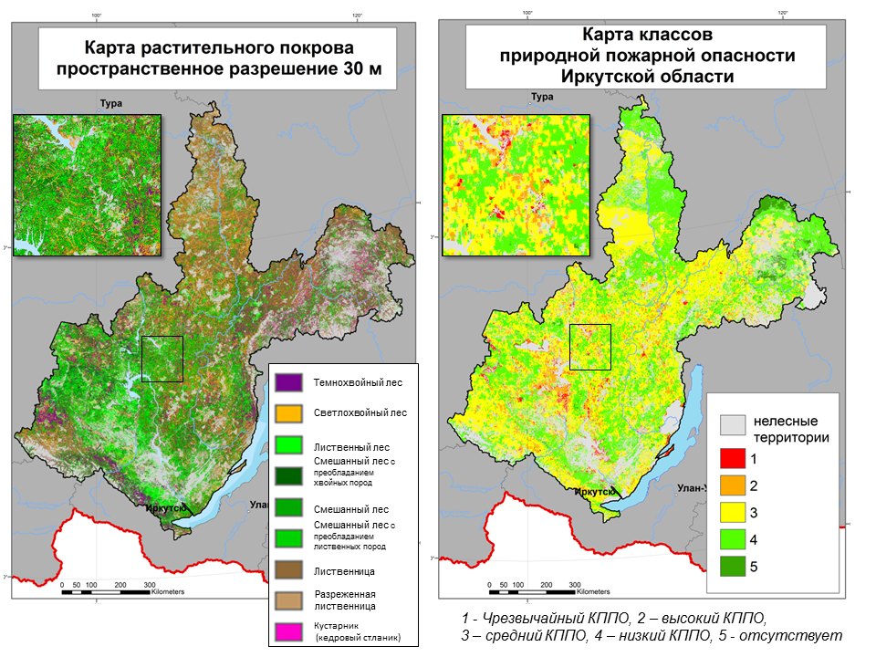 Климатическая карта иркутской области