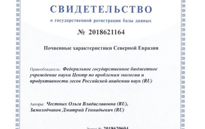 База данных «Почвенные характеристики Северной Евразии»