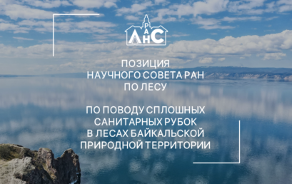 Позиция Научного совета РАН по лесу по поводу сплошных санитарных рубок в лесах Байкальской природной территории